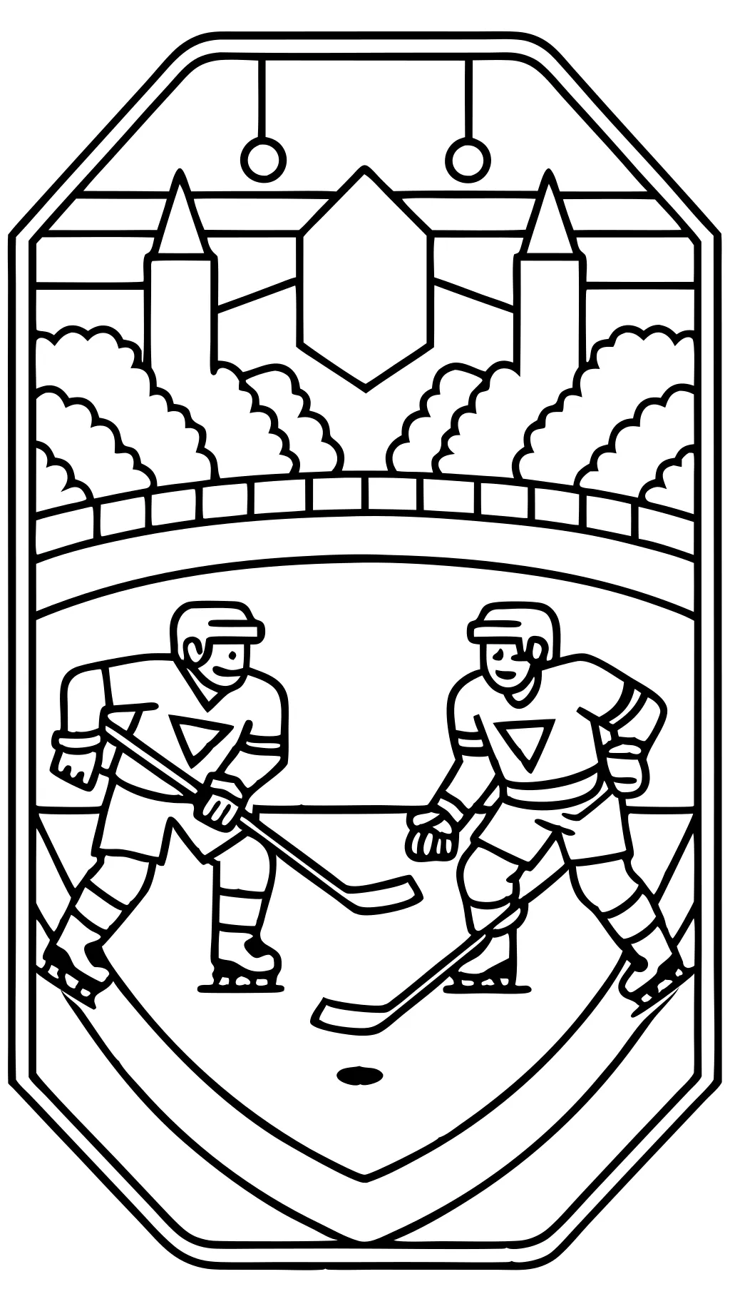 coloriages de hockey dans la LNH